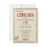 Circus Childrens Birthday Party Invitation