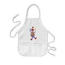 Circus Clown Juggling Apron
