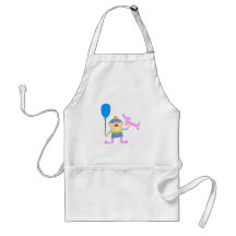 Circus Clown with Ballon Aprons