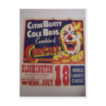 Circus, 'Clyde Beatty and Cole Bros' Retro Theatre postcards