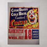 Circus, 'Clyde Beatty and Cole Bros' Retro Theatre posters