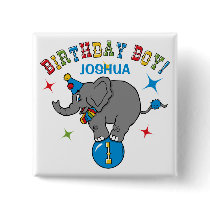 Circus Elephant 1st Birthday