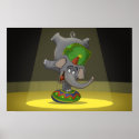 Circus Elephant Poster posters