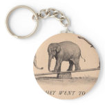 circus elephants keychain