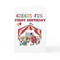 Circus First Birthday Tshirts and Gifts