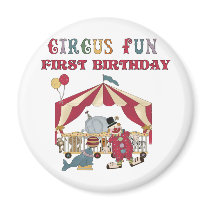Circus First Birthday Tshirts and Gifts