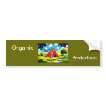 Circus-Logo, Organik , Productions bumper stickers