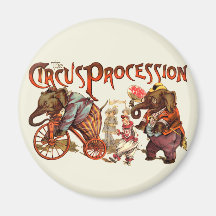 Circus Procession Magnet