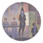 Circus Sideshow (Parade de Cirque) by Seurat Sticker
