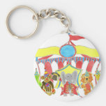 Circus Tent Critters Keychain