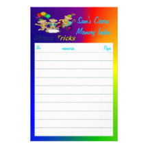 Circus Tricks Stationery