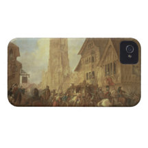 Cirencester Market Place, with the Abbey and the K Case-Mate iPhone 4 Case
