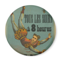 Cirque D'Hiver Refrigerator Magnet