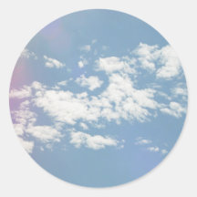 Cirrus Clouds With Lens Flare Stickers