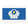 CIS Comnwealth of Independent States Flag Postcards