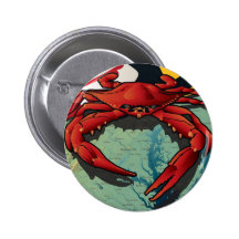 Citizen Crab of Maryland Pins
