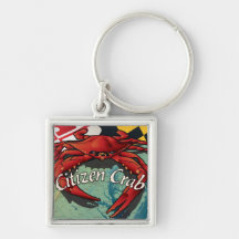 Citizen Crab of Marylandi Keychains