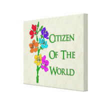 Citizen Of The World Stretched Canvas Prints