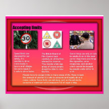 Citizenship Accepting limits Poster