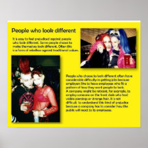 Citizenship Prejudice,  They look different! Print