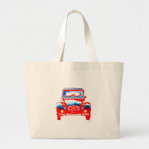 Citroen 2CV 2 Canvas Bags
