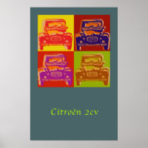 Citroen 2CV large poster