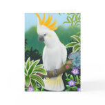Citron Crested Cockatoo Greeting Card