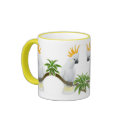 Citron Crested Cockatoo Ringer Mug