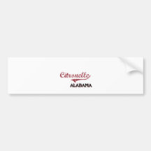 Citronelle Alabama City Classic Bumper Sticker