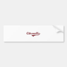 Citronelle Alabama Classic Design Bumper Stickers