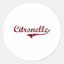 Citronelle Alabama Classic Design Stickers