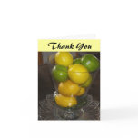Citrus Fruit Thank You cards