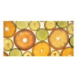 Citrus fruits photo cards