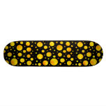Citrus Polka Dot Skateboard