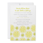 Citrus Wedding Invitation