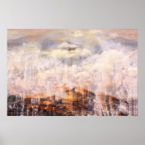 City Abstract Poster