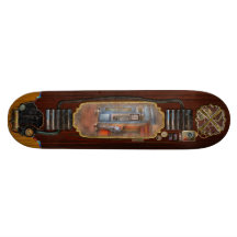 City - Baltimore, MD - Waiting by Joe's bike shop Skate Board Decks