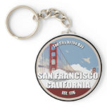 City by the bay, San Francisco California keychains