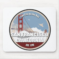 City by the bay, San Francisco California Mousepad