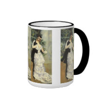 City Dance by Renoir, Vintage Impressionism Art Mug
