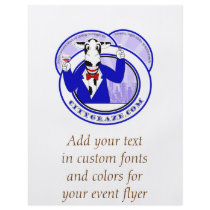 City Graze Blue Flyer Design