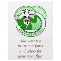 City Graze Green Flyer Design