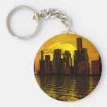 City In The Sun Keychains