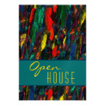 City Life ~ UNISEX Metalic Invitation / RSVP 3.5x5