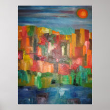 City Lights Print