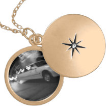 City Limousine at Night Custom Necklace