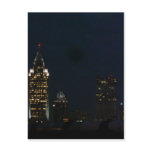 City Nights City Lights Postcard