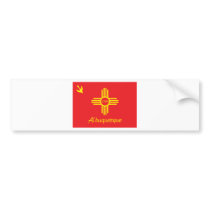 City of Albuquerque flag Bumper Sticker