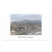 City of Barcelona Spain Cityscape Sticker