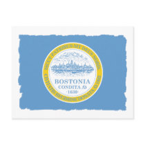 City of Boston Flag Postcards